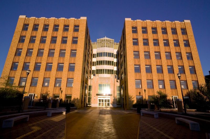 Large brick building