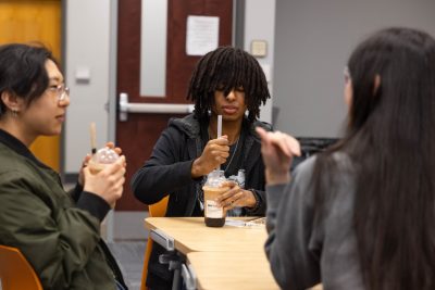 Chinese Language and Cultural Club hosts Bubble Tea and Games. (Photos by Amanda Broome for Virginia Tech)