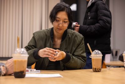 Chinese Language and Cultural Club hosts Bubble Tea and Games. (Photos by Amanda Broome for Virginia Tech)