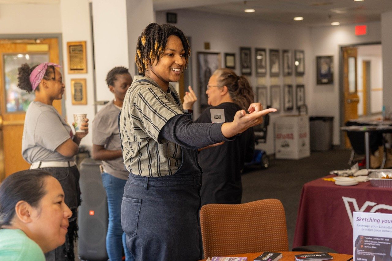 Guess that Vibe: A Cultural Game Day at the Black Cultural Center. (Photo by Amanda Broome for Virginia Tech)