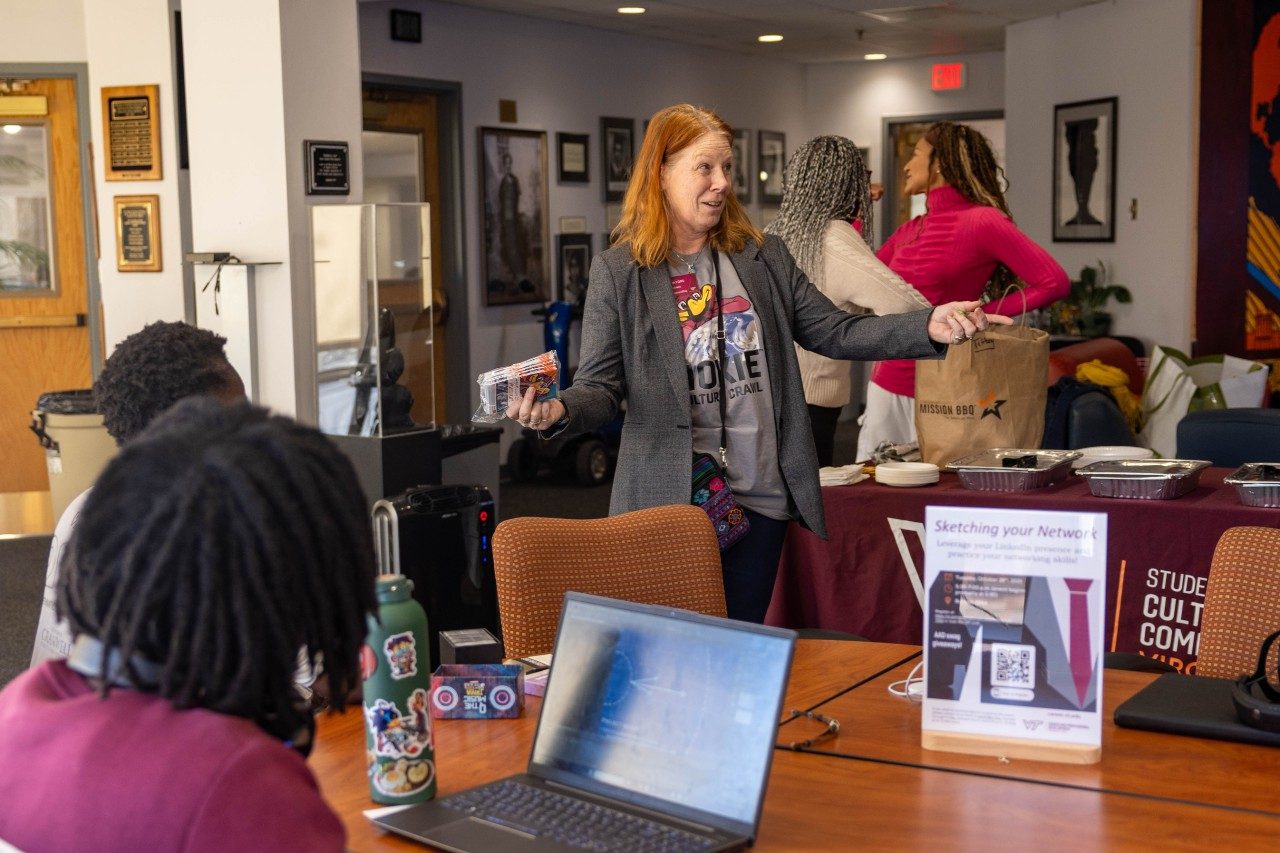 Guess that Vibe: A Cultural Game Day at the Black Cultural Center. (Photo by Amanda Broome for Virginia Tech)