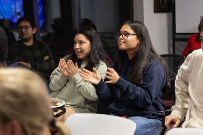 Mozaiko and Cranwell International Center host the Multilingual Open Mic Night. (Photos by Amanda Broome for Virginia Tech)
