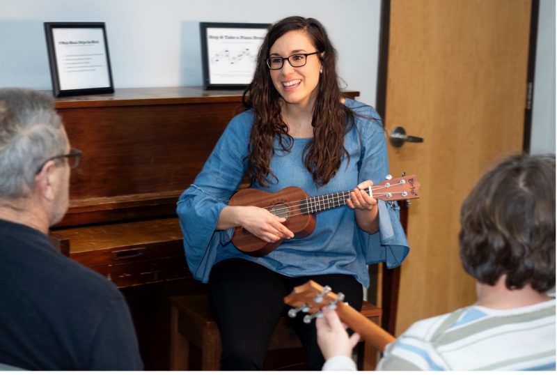 Pictured is Leticia Stucki, a past instructor for ECCA’s Memory Masterclass. 