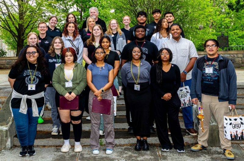 Group photo of TRIO seniors and TRIO staff.